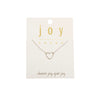 Joy Susan Heart Pendant Necklace