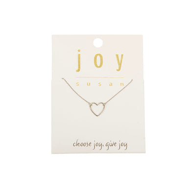 Joy Susan Heart Pendant Necklace