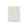 Joy Susan Gold Crescent Pendant Necklace