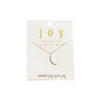 Joy Susan Gold Crescent Pendant Necklace