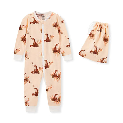 Milkbarn Organic Cotton Zipper Pajama