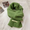 Green Warm Thick Scarf