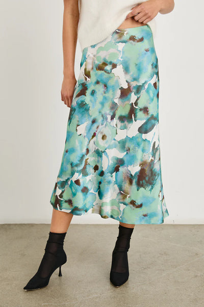 Rails Anya Blue Midi Skirt