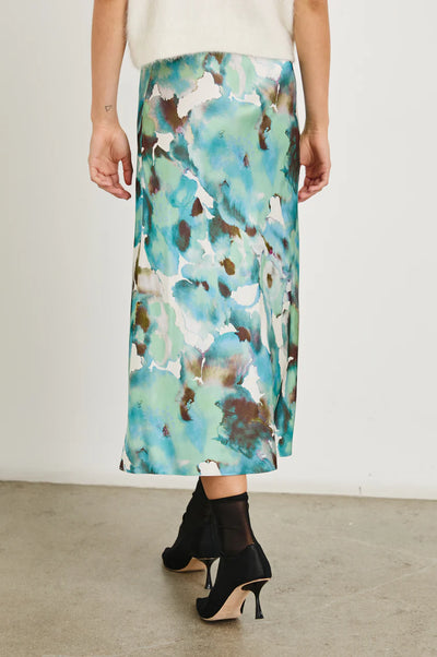 Rails Anya Blue Midi Skirt