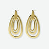 Ink+Alloy Brass Brass Mila Teardrop Earrings