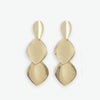 Ink+Alloy Brass Flora Earrings