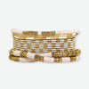 Ink+Alloy Ivory Mixed Bracelet Stack of 6