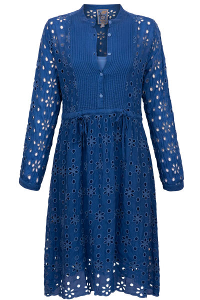 Johnny Was Rodeo Nesi Admiral Blue Dress | SALE