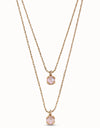 Uno de 50 Aura Pink Gold Necklace