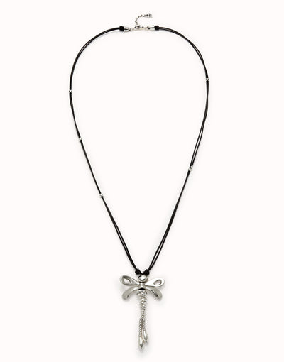 Uno de 50 Be Rebellious  Silver Necklace