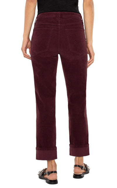 Liverpool Marley Girlfriend Corduroy Pants