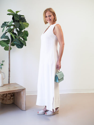 P.Cill Linen Maxi Dress