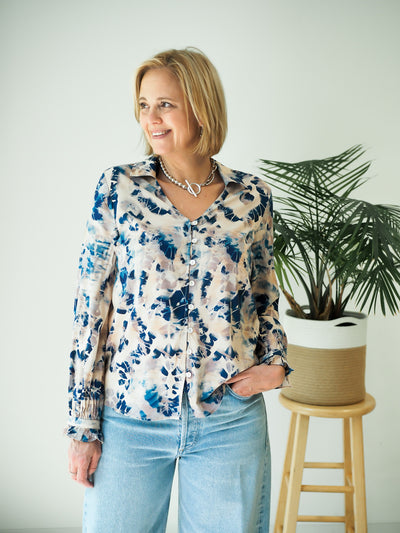 Liverpool Buttonfront Woven Blouse