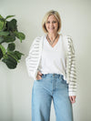 Michael Stars Dodi Striped Cardigan