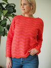 Liverpool Scallop Hem Sweater