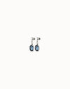 Uno de 50 Light It Up Blue Swarozski Crystal Earring