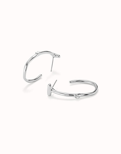 Uno de 50 Be Indomitable Silver Earrings