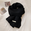 Black Warm Thick Scarf