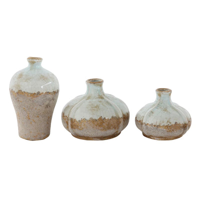 Distressed Terracotta Vases, 3 styles