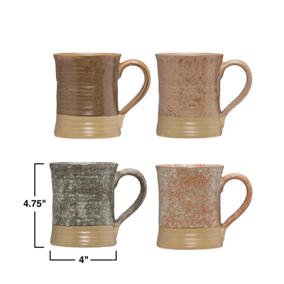 16 oz. Stoneware Mug, 4 colors