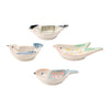 Hand-Painted Stoneware Bird Shaped Dish, 4 Styles