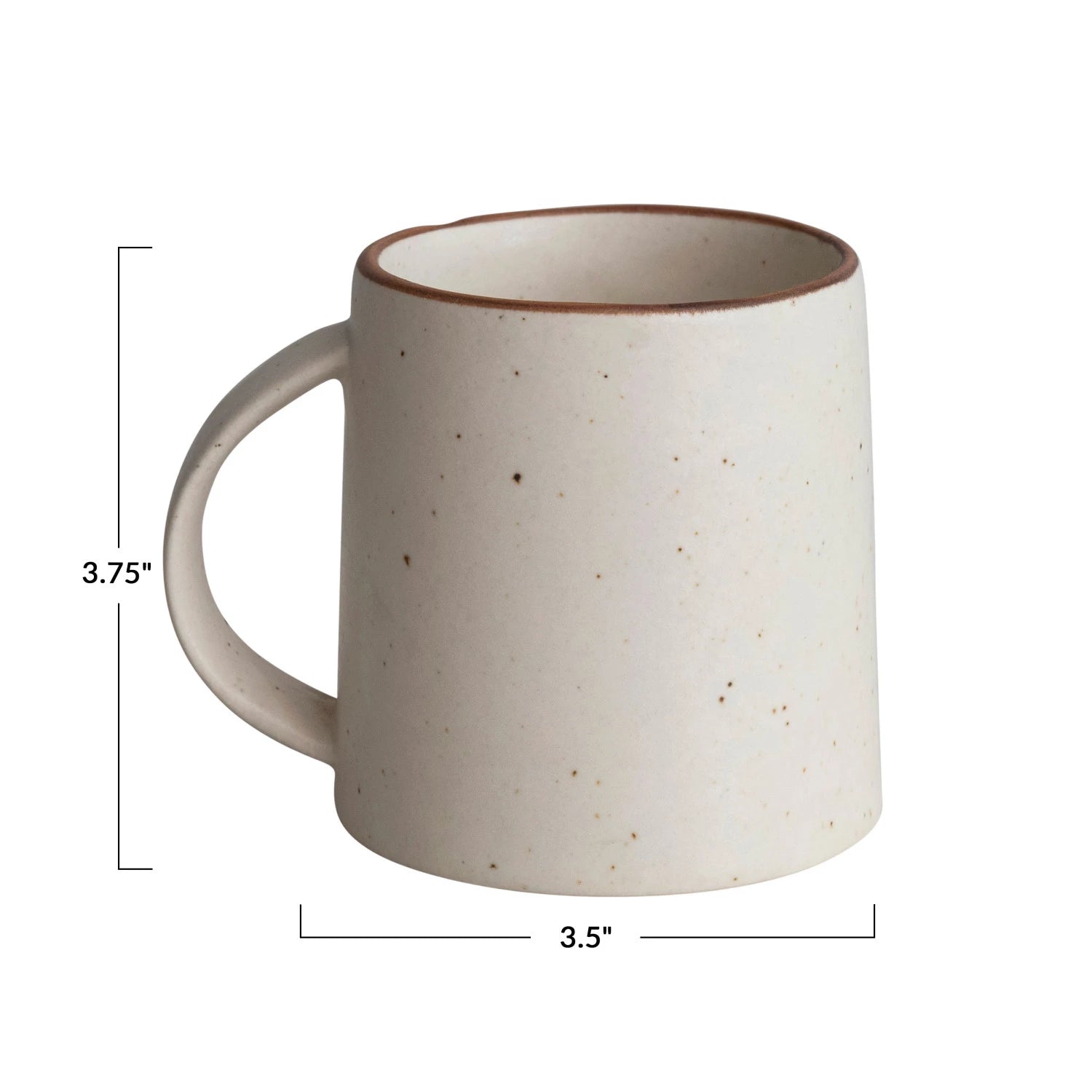 Colorful Pottery Coffee Mugs, 10 oz
