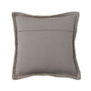 Hand-Woven Cotton Pillow w/ Embroidery