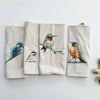 Linen Blend Printed Tea Towel , 4 Styles