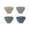 Stoneware Pinch Pot, Matte Finish, 4 Colors