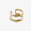 Ink+Alloy Jackie Forged Double Band Ring