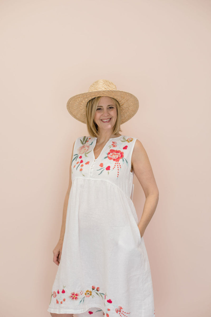 Buy Joya Linen Tank Dress