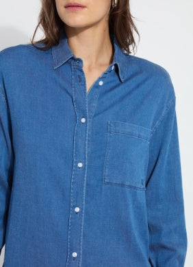 Lysse Bay Crop Chambray Shirt