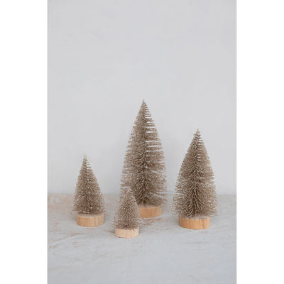 Plastic Bottle Brush Trees