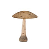 Carved Wood Mushroom w/ Dots, 2 sizes