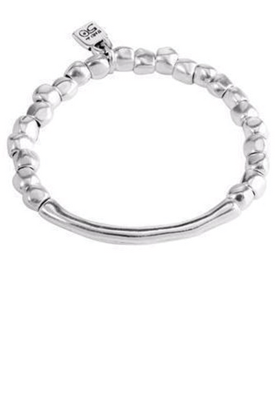 Uno de 50 Romeo Silver Stretch Bracelet