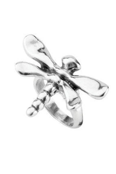 Uno de 50 Silver My Dragon-Fly Ring