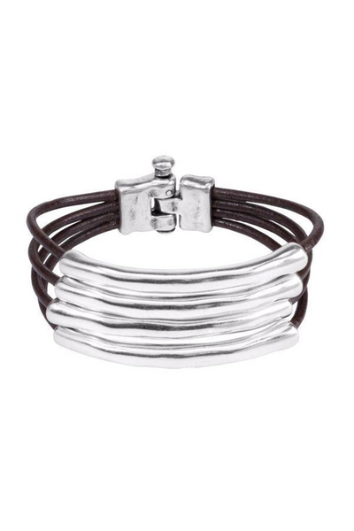 Uno de 50 Tu Bi Sagrado Silver Bracelet