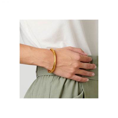 Uno de 50 Travesia (Travel/Voyage) Gold Stretch Bracelet